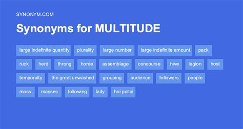 multitude synonymes|multitude of people.